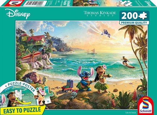 Schmidt Disney Puzzle Lilo & Stitch umweltfreundlich 200 Teile Cartoon-2