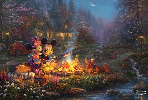 Schmidt Disney - Mickey & Minnie Süße Liebe am Lagerfeuer - Eco-Friendly - 200 Teile