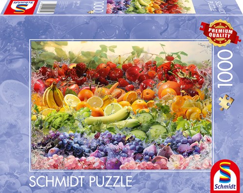 Schmidt Puzzle Fruit Cocktail - 1000 Teile Puzzle Erwachsene-2