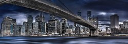 Schmidt Puzzle New York dunkle Nacht 1000 Teile Panorama