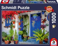 Schmidt Puzzle Mediterrane Haustür - 1000 Teile Jigsaw-2