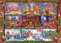 Schmidt Puzzle Merry Christmas 1000 Teile Weihnachtsmotiv