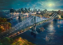 Schmidt Puzzle Moonlight in Manhattan - 2000 Teile Erwachsene Puzzle