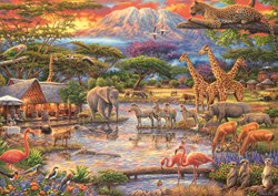 Schmidt Puzzle - Jigsaw Paradise unter dem Kilimandscharo - 500 Teile