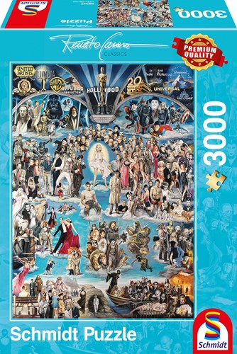 Schmidt Puzzle Hollywood XXL Renato Casaro 3000 Teile Puzzle-2