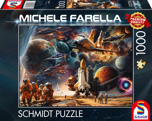 Schmidt Faszination Raumfahrt, Reise in ferne Galaxien - 1000 Teile-2