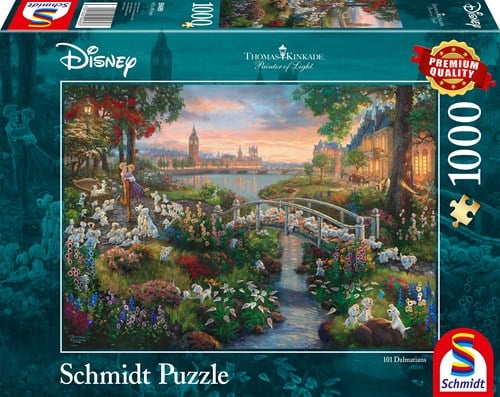 Schmidt Disney Puzzle 101 Dalmatiner 1000 Teile Thomas Kinkade-2