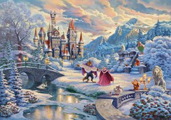 Schmidt Puzzle Disney Die Schöne und das Biest Winter 1000 Teile