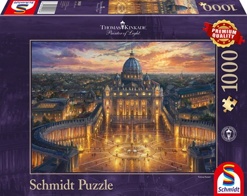 Schmidt Puzzle Der Vatikan 1000 Teile Thomas Kinkade-2