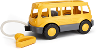 Green Toys Schulbus Spielzeug - umweltfreundlicher Bus mit Seilgriff