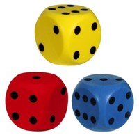 Androni Giocattoli weicher Würfel Spielzeug mehrfarbig 10cm