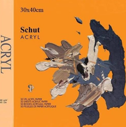 Schut Malpapier Acryl 30x40cm 360gr 50 Blatt für Kinder
