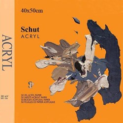 Schut Malpapier Acryl 40x50cm 360g 50 Blatt professioneller Block