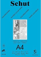 Schut Aquarellpapier A4 250g 40 Blatt - Künstler Malpapier