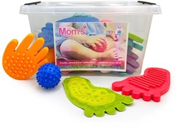 Mom's Care sensorisches Spielzeug Igel Pfad mit Stachelbällen 36 Stück