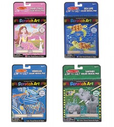Melissa & Doug Scratch Art (4 ass./ongesorteerd)