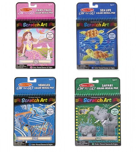Melissa & Doug Scratch Art (4 ass./ongesorteerd)