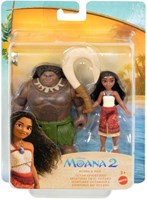Mattel Spielfigur Moana und Maui - Disney Moana 2 Abenteuer Spielzeug
