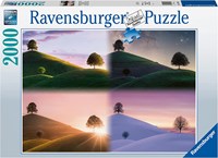 Ravensburger Puzzle - Jahreszeiten 2000 Teile Erwachsene Landschaft-2