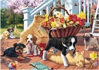 Dino Puzzle Hunde Welpen 1000 Teile Tierpuzzle