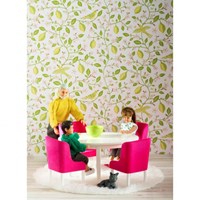 Lundby Puppenhaus Esszimmer-Set - rosa/weiß - Zubehör für Puppenhaus-2