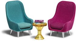 Lundby Puppenhaus Sessel - Stuhlset - bunte Accessoires