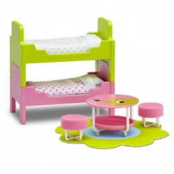 Lundby Set - Kinderkamer met stapelbed