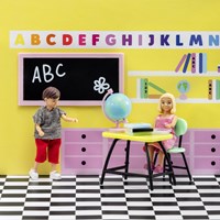 Lundby Puppenhaus Set - Schulzubehör für Rollenspiele-2