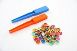 Shaw Magnetspielzeug - Magnetstäbe und Chips Set 102-teilig