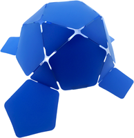 Sheedz Lamp Schildkröte Bausatz blau LED Kinderzimmer kreativ