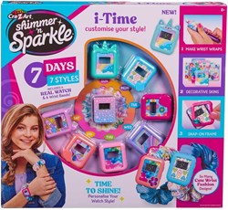 Cra-z-art Kinderuhr Shimmer N Sparkle I-Time Spielzeug für Mädchen