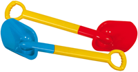 Gowi Spielzeug Schaufel - 50cm - Sand und Garten - bunter Kunststoff