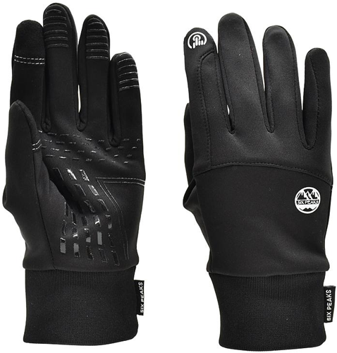 Six Peaks Winterhandschuhe Sport Fleece Schwarz Medium Wasserdicht