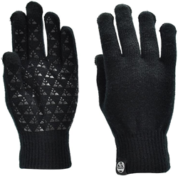 Six Peaks Winter Strickhandschuhe - Schwarz - Sportliche Kinderhandschuhe
