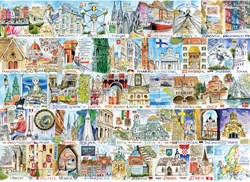 Gibsons Sights & Sounds of Europe - 1,000 pieces