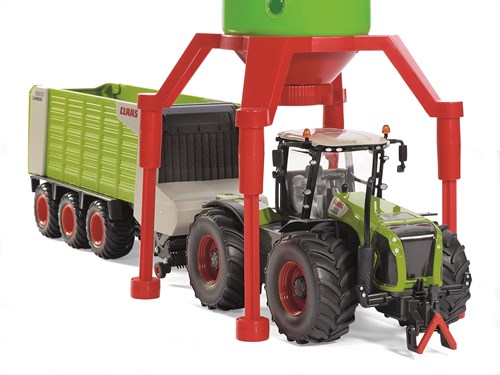 Siku Standsilo Spielzeug Bauernhof 1:32 Kunststoff grün-rot