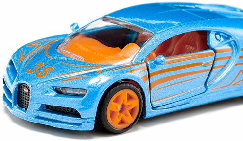 Siku Bugatti Chiron Spielzeugauto - Metallmodell schwarz metallic-3