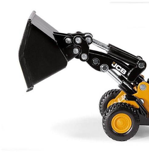 Siku Baufahrzeug JCB 457 Radlader 1:87 gelb schwarz Metall Kunststoff-2