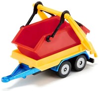 SIKU speelgoed vrachtwagen met trailer & containers - 1695