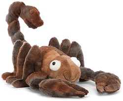 Jellycat Kuscheltier Simon Skorpion - Plüschspielzeug 27cm braun