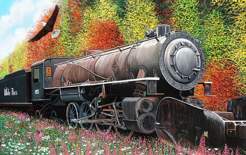 SunsOut Skagway Lokomotive - 550 Teile