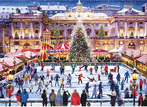 Gibsons Puzzle Skating at Somerset House - 1000 Teile Winter