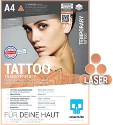 Skullpaper Skullpaper Tattoo Folie Laser A4 4 Vel