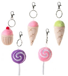 Heunec Plüsch Schlüsselanhänger Candy 7cm - niedlicher Kuscheltier Anhänger