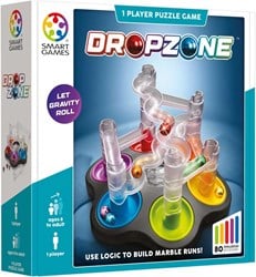 Smart Games Kugelbahn Dropzone - Lernspielzeug - 80 Herausforderungen