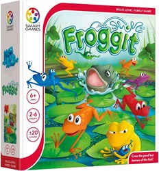 Smart Games Familienspiel Froggit strategisches Brettspiel 2-6 Spieler
