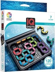 Smart Games IQ Digits Denkspiel - Lernspiel - 120 Herausforderungen