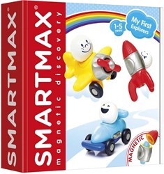 Smartmax magnetisches Spielzeug My First Explorers Bauset Auto Flugzeug