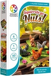 Smart Games Puzzlespiel Squirrels Go Nuts - Lernspiel Eichhörnchen Denkspiel