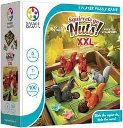 Smart Games Denkspiel Squirrels Go Nuts XXL - Lernspielzeug - 100 Herausforderungen